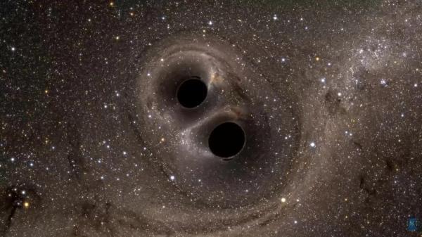 برخورد دو سیاه چاله در کهکشان های کوتوله
