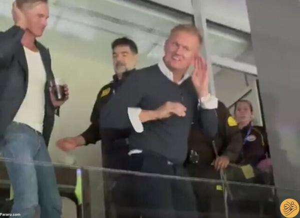 رفتار زشت پدر ارلینگ هالند در استادیوم رئال مادرید