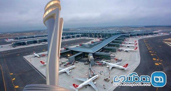 فرودگاه استانبول پر ازدحام ترین فرودگاه اروپا طی یک هفته بود